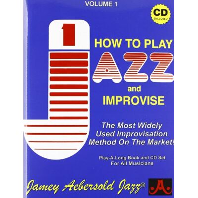 Jamey Aebersold Jazz Series New Approach To Jazz Improvisa - Publicité Jamey Aebersold Jazz Series New Approach To Jazz Improvisa - Publicité