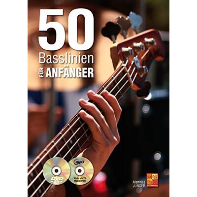 50 Basslinien Für Anfänger (1 Buch + 1 Cd + 1 Dvd) - Publicité 50 Basslinien Für Anfänger (1 Buch + 1 Cd + 1 Dvd) - Publicité