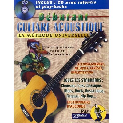 Jj Rebillard Rébillard : Débutant Guitare Acoustique Tab (+ 1 Cd) - Publicité Jj Rebillard Rébillard : Débutant Guitare Acoustique Tab (+ 1 Cd) - Publicité