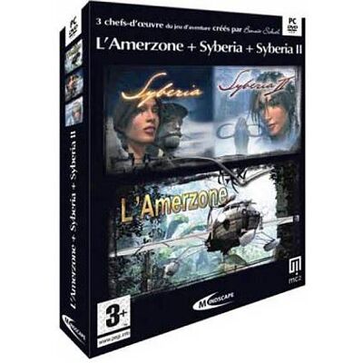 Coffret Benoît Sokal (L'Amerzone + Syberia + Syberia Ii) - Publicité Coffret Benoît Sokal (L'Amerzone + Syberia + Syberia Ii) - Publicité