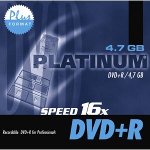 Platinum DVD+R, 4.7GB, 16x, 1er Jewel Case - Publicité