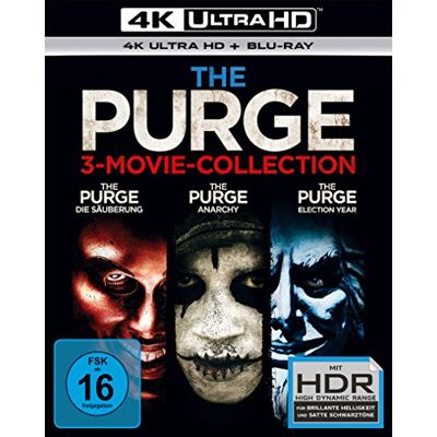 James DeMonaco - La Trilogie - La Purge - 4K Ultra HD + Blu-ray 2D - Occasion - Publicité James DeMonaco - La Trilogie - La Purge - 4K Ultra HD + Blu-ray 2D - Occasion - Publicité