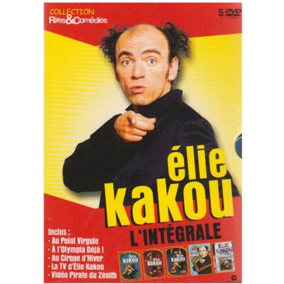 Elie Kakou : L'Intégrale : A L'Olympia Déjà / Au Point Virgule / Au Cirque D'Hiver / Vidéo Pirate Du Zénith / La Tv D'Elie Kakou - Coffret 5 Dvd - Publicité Elie Kakou : L'Intégrale : A L'Olympia Déjà / Au Point Virgule / Au Cirque D'Hiver / Vidéo Pirate Du Zénith / La Tv D'Elie Kakou - Coffret 5 Dvd - Publicité