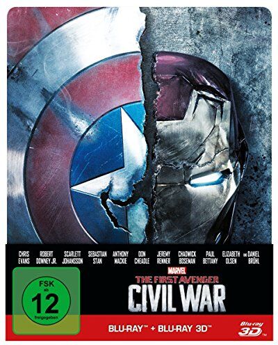 Anthony Russo The First Avenger - Civil War 3d: 3d+2d, Steelbook Edition [3d Blu-Ray]