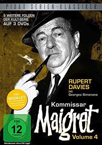 Terence Williams Kommissar Maigret, Vol. 4 / Weitere 9 Folgen Der Legendären Kultserie Mit Rupert Davies Nach Dem Romanen Von Georges Simenon (Pidax Serien-Klassiker) [3 Dvds]