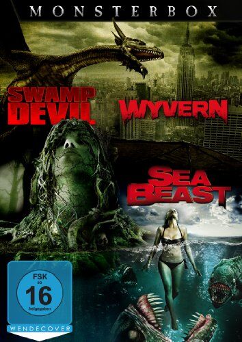 Steven R. Monroe Monsterbox: Wyvern - Sea Beast - Swamp Devil [3 Dvds]