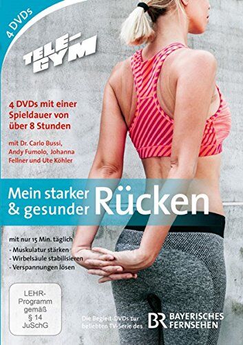 Peter Stückl Tele-Gym Mein Starker & Gesunder Rücken Box [4 Dvds]