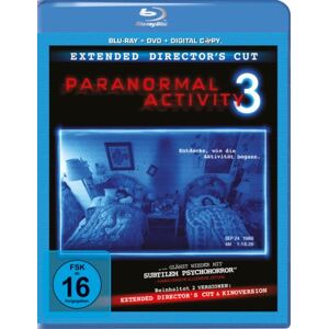 Henry Joost Paranormal Activity 3 - Extended (+ Dvd + Digital Copy) [Blu-Ray] [Director'S Cut]