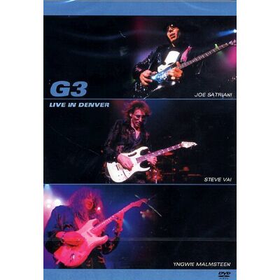 Joe Satriani G3 - Live In Denver - Publicité Joe Satriani G3 - Live In Denver - Publicité