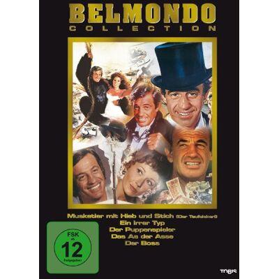 Jean-Paul Belmondo Belmondo Collection (5 Dvds) - Publicité Jean-Paul Belmondo Belmondo Collection (5 Dvds) - Publicité