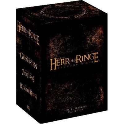 Peter Jackson Der Herr Der Ringe - Die Spielfilm Trilogie (Extended Versions, 12 Dvds) - Publicité Peter Jackson Der Herr Der Ringe - Die Spielfilm Trilogie (Extended Versions, 12 Dvds) - Publicité