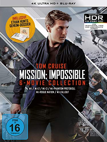 Christopher McQuarrie Mission: Impossible The 6 Movie Collection - Limited Boxset 4k Uhd [Blu-Ray] (Exklusiv Bei Amazon.De)