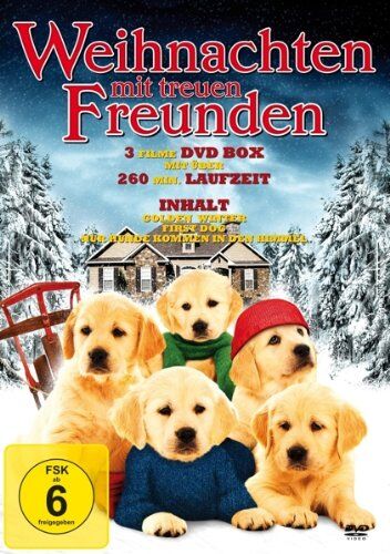 Sam Mendoti Weihnachten Mit Treuen Freunden - 3 Filme Dvd-Box (Golden Winter - First Dog - Nur Hunde Kommen In Den Himmel)