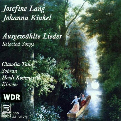 Taha Ausgewählte Lieder Von Josephine Lang Und Johanna Kinkel