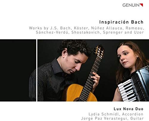 Lux Nova Duo Inspiraciíon Bach - Werke Für Akkordeon Und Gitarre