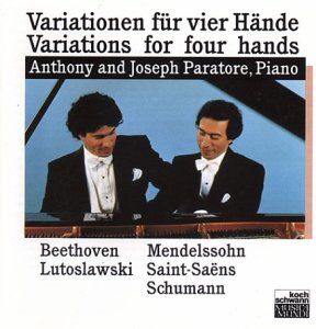 Paratore, Anthony & Joseph Variationen Für Vier Hände / Variations For Four Hands