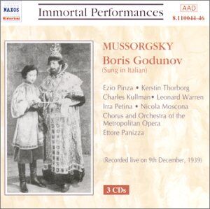 Ettore Panizza Mussorgsky: Boris Godunov (Gesamtaufnahme) (Live-Mitschnitt Der Rundfunksendung Vom 09.12.1939 Mit Originalkommentaren Von Milton Cross)