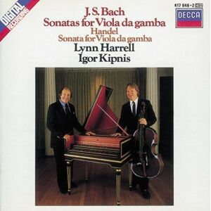 Harrell/Kipnis Bach:Viola Da Gamba Sonatas - Publicité Harrell/Kipnis Bach:Viola Da Gamba Sonatas - Publicité
