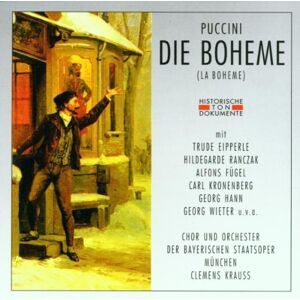 Chor d.Bayr.Staatsoper Puccini: La Boheme (Gesamtaufnahme) (Deutsch, Aufnahme Von 1940) - Publicité Chor d.Bayr.Staatsoper Puccini: La Boheme (Gesamtaufnahme) (Deutsch, Aufnahme Von 1940) - Publicité