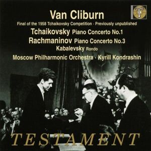 Van Cliburn - Finale Des Tschaikowsky-Wettbewerbes 1958 - Publicité Van Cliburn - Finale Des Tschaikowsky-Wettbewerbes 1958 - Publicité