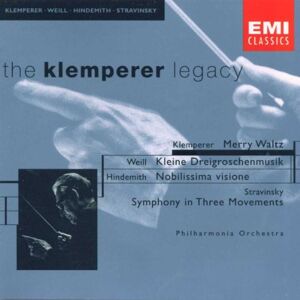 O. Klemperer The Klemperer Legacy (Strawinsky / Hindemith / Klemperer / Weill) - Publicité O. Klemperer The Klemperer Legacy (Strawinsky / Hindemith / Klemperer / Weill) - Publicité