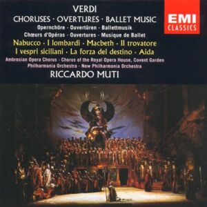 Riccardo Muti Opernchöre - Ouvertüren - Balletmusik - Publicité Riccardo Muti Opernchöre - Ouvertüren - Balletmusik - Publicité