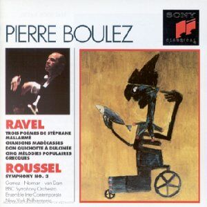 Pierre Boulez Boulez-Edition: Ravel / Roussel - Publicité Pierre Boulez Boulez-Edition: Ravel / Roussel - Publicité
