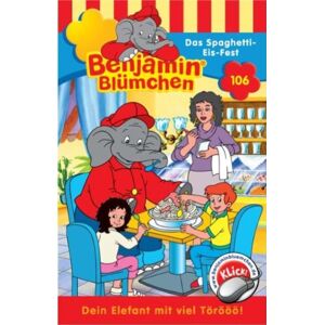 Benjamin Blümchen Occasion La Fête de Glace Spaghetti - Cassette Audio - Publicité Benjamin Blümchen Occasion La Fête de Glace Spaghetti - Cassette Audio - Publicité