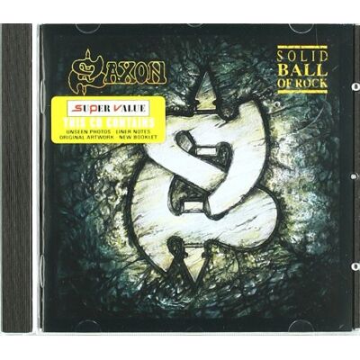Saxon Solid Ball Of Rock - Publicité Saxon Solid Ball Of Rock - Publicité