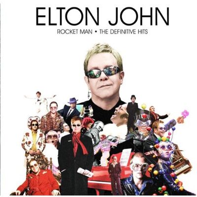Elton John Rocket Man - The Definitive Hits - Publicité Elton John Rocket Man - The Definitive Hits - Publicité