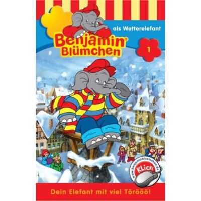 Benjamin Blümchen - Éléphant Météo - Cassette Enfant - Publicité Benjamin Blümchen - Éléphant Météo - Cassette Enfant - Publicité
