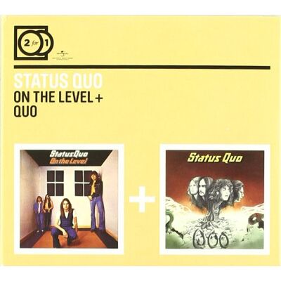 Status Quo 2 For 1: On The Level / Quo (Digipack Ohne Booklet) - Publicité Status Quo 2 For 1: On The Level / Quo (Digipack Ohne Booklet) - Publicité