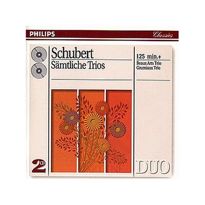 Beaux Arts Trio Duo - Schubert (Trios) - Publicité Beaux Arts Trio Duo - Schubert (Trios) - Publicité