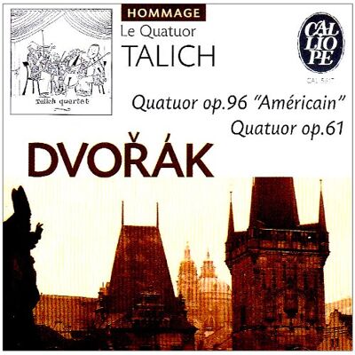 Talich Quartett Quatuors Op.61 & Op.96 Americain - Publicité Talich Quartett Quatuors Op.61 & Op.96 Americain - Publicité