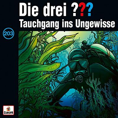 Die Drei ??? 203/tauchgang Ins Ungewisse - Publicité Die Drei ??? 203/tauchgang Ins Ungewisse - Publicité