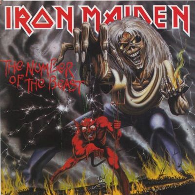 Iron Maiden The Number Of The Beast - Publicité Iron Maiden The Number Of The Beast - Publicité
