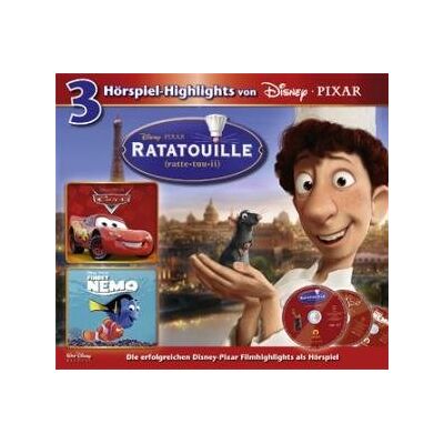 Walt Disney Ratatouille/cars/findet N. Publicité Walt Disney Ratatouille/cars/findet N. Publicité