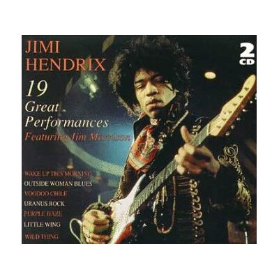 Jimi Hendrix 19 Great Songs Feat.Jim Morrison-2 Cds - Publicité Jimi Hendrix 19 Great Songs Feat.Jim Morrison-2 Cds - Publicité