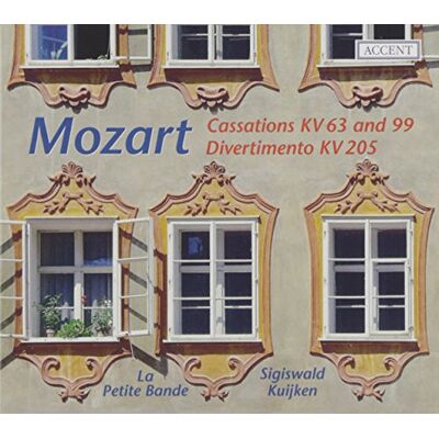 La Petite Bande Mozart: Cassations Kv 63 & Kv 99 / Divertimento Kv 205 - Publicité La Petite Bande Mozart: Cassations Kv 63 & Kv 99 / Divertimento Kv 205 - Publicité