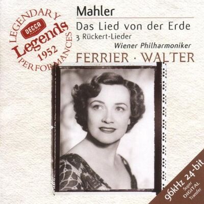 Ferrier Lied Von Der Erde / Rückert-Lieder - Publicité Ferrier Lied Von Der Erde / Rückert-Lieder - Publicité
