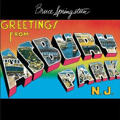 Bruce Springsteen Greetings From Asbury Park Nj - Publicité Bruce Springsteen Greetings From Asbury Park Nj - Publicité