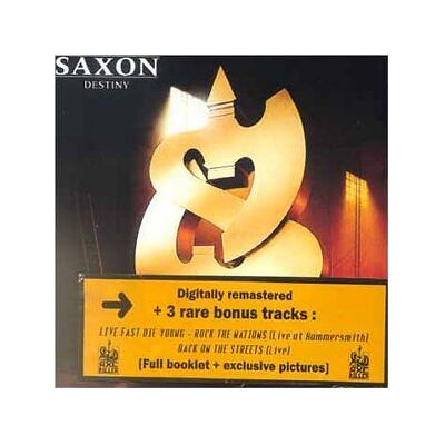 Saxon Destiny+bonus - Publicité Saxon Destiny+bonus - Publicité