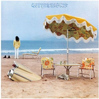 Neil Young On The Beach - Publicité Neil Young On The Beach - Publicité