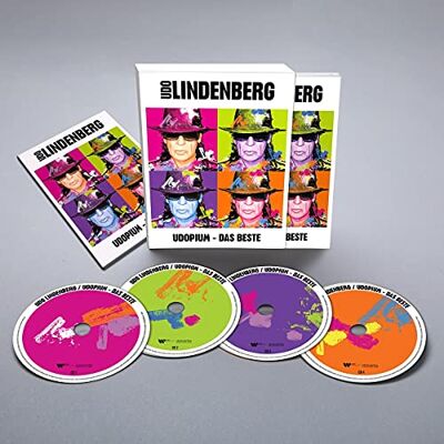 Udo Lindenberg Udopium - Das Beste (Standard Edition 4 Cd) - Publicité Udo Lindenberg Udopium - Das Beste (Standard Edition 4 Cd) - Publicité