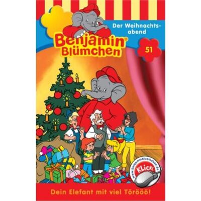 Benjamin Blümchen Épisode 51 - Réveillon de Noël - Cassette audio - Publicité Benjamin Blümchen Épisode 51 - Réveillon de Noël - Cassette audio - Publicité