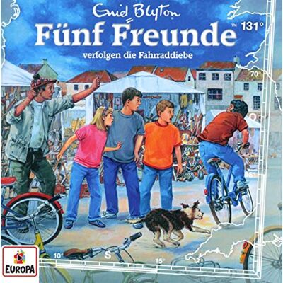 Fünf Freunde 131/verfolgen Die Fahrraddiebe - Publicité Fünf Freunde 131/verfolgen Die Fahrraddiebe - Publicité