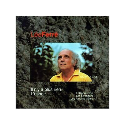 Leo Ferre Il N'Y A Plus Rien-L'Espoir Vol 9 - Publicité Leo Ferre Il N'Y A Plus Rien-L'Espoir Vol 9 - Publicité