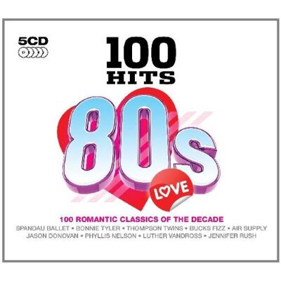 Various 100 Hits 80s Love - Publicité Various 100 Hits 80s Love - Publicité