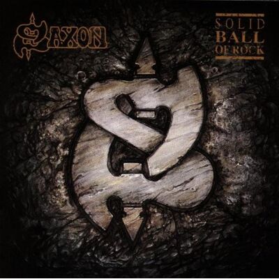 Saxon Solid Ball Of Rock - Publicité Saxon Solid Ball Of Rock - Publicité