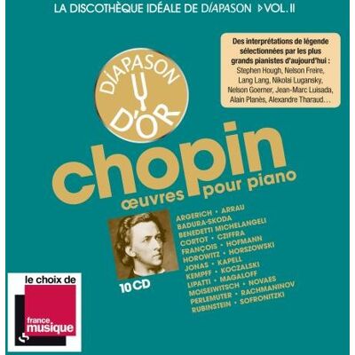 Hofmann La Discothèque Idéale De Diapason, Vol. 2 / Chopin : Oeuvres Pour Piano. Publicité Hofmann La Discothèque Idéale De Diapason, Vol. 2 / Chopin : Oeuvres Pour Piano. Publicité